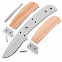 Knife Kits Sales Shop 31 *Oregon Skinner Combo Kit - DIY Knife Kit W/Mahogany Scales (Machined)