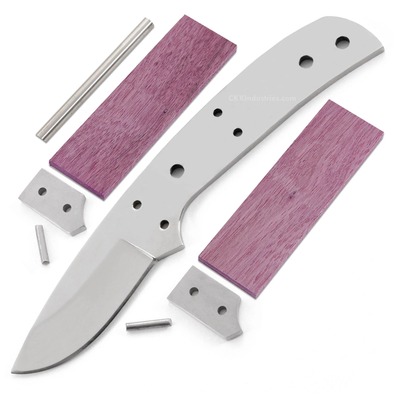 *Oregon Skinner - DIY Blade Kit W/Purpleheart Scales 3 *Oregon Skinner - DIY Blade Kit W/Purpleheart Scales