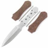 *Boot Dagger Fixed Blade Combo Knife Kit - DIY Blade Blank W/Wenge Scales & Pinstock -Knife Kits Sales Shop KK459BL WENGE K img1 1500