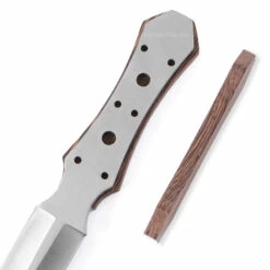 *Boot Dagger Fixed Blade Combo Knife Kit - DIY Blade Blank W/Wenge Scales & Pinstock -Knife Kits Sales Shop KK459BL WENGE K img6 1500