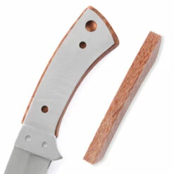 Boot Skinner - Handle Scales - Wood - Lacewood -Knife Kits Sales Shop KK465BL LACEWD K img6 1500