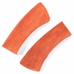 Boot Skinner - Handle Scales - Wood - Padauk