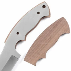 *Arctic Skinner Combo Kit - DIY Knife Kit W/Walnut Scales (Machined) -Knife Kits Sales Shop KK530BL WALNUT K img3 1500