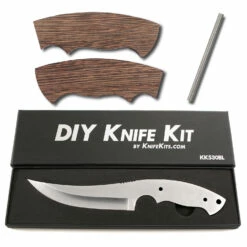 *Arctic Skinner Combo Kit - DIY Knife Kit W/Wenge Scales (Machined)