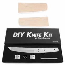 *Sensei - DIY Blade Kit W/Curly Maple Scales (pre-machined) -Knife Kits Sales Shop KK534BL CRLYMAPL K img1a 1500