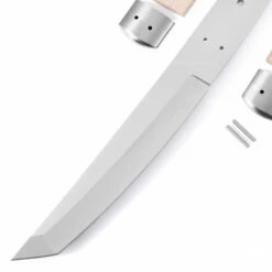 *Sensei - DIY Blade Kit W/Curly Maple Scales (pre-machined) -Knife Kits Sales Shop KK534BL CRLYMAPL K img2 1500