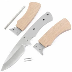 *Maverick Hunter - DIY Knife Kit W/Butternut Handle Scales (pre-machined)