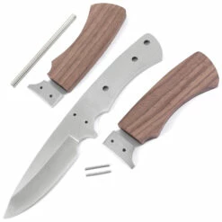 *Maverick Hunter - DIY Knife Kit W/Walnut Handle Scales (pre-machined)