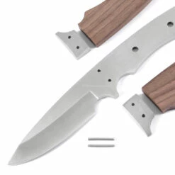 *Maverick Hunter - DIY Knife Kit W/Walnut Handle Scales (pre-machined) -Knife Kits Sales Shop KK543BL WALNUT K img2 1500