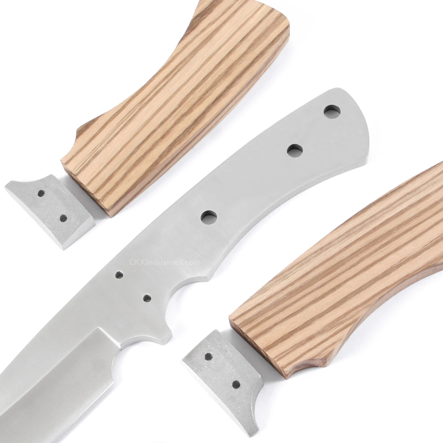 *Maverick Hunter - DIY Knife Kit W/Zebrawood Handle Scales (pre-machined) 6 *Maverick Hunter - DIY Knife Kit W/Zebrawood Handle Scales (pre-machined) - Image 4