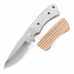 *Maverick Hunter - DIY Knife Kit W/Zebrawood Handle Scales (pre-machined) 15 *Maverick Hunter - DIY Knife Kit W/Zebrawood Handle Scales (pre-machined) -Knife Kits Sales Shop KK543BL ZEBRAWD K img4 1500