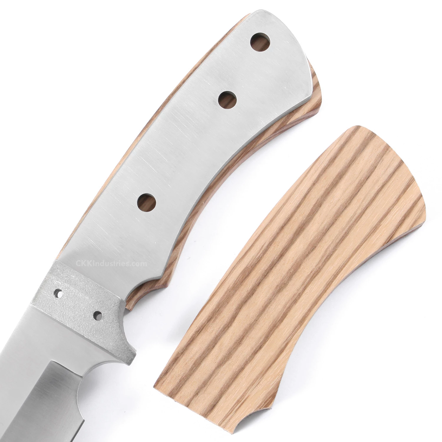 *Maverick Hunter - DIY Knife Kit W/Zebrawood Handle Scales (pre-machined) 8 *Maverick Hunter - DIY Knife Kit W/Zebrawood Handle Scales (pre-machined) - Image 6