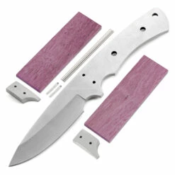 *Maverick Hunter - DIY Knife Kit W/Purpleheart Scales