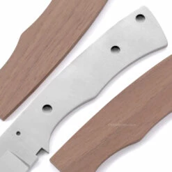 *Full Tang Hunter - DIY Knife Kit W/Walnut Handle Scales (pre-machined) -Knife Kits Sales Shop KK545BL WALNUT K img3 1500