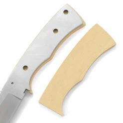 *Full Tang Hunter - DIY Knife Kit W/Yellowheart Handle Scales (pre-machined) -Knife Kits Sales Shop KK545BL YLWHRT K img4 1500