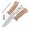 *Full Tang Hunter - DIY Knife Kit W/Zebrawood Handle Scales (pre-machined)