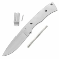 *Full Tang Hunter - DIY Knife Kit - (Blade, Guard & Pinstock Only)