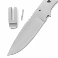 *Full Tang Hunter - DIY Knife Kit W/Lacewood Scales 8 *Full Tang Hunter - DIY Knife Kit W/Lacewood Scales -Knife Kits Sales Shop KK545BL img3 1500 4