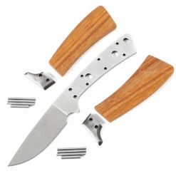 Gentlemans Companion - DIY Blade Kit W/Canarywood Scales (pre-machined)