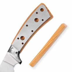 Gentlemans Companion - DIY Blade Kit W/Canarywood Scales (pre-machined) -Knife Kits Sales Shop KK706BL CANARYWD K img8 1500