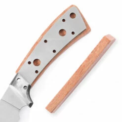 Gentlemans Companion - DIY Blade Kit W/Lacewood Scales (pre-machined) -Knife Kits Sales Shop KK706BL LACEWD K img8 1500