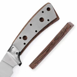 Gentlemans Companion - DIY Blade Kit W/Wenge Scales (pre-machined) -Knife Kits Sales Shop KK706BL WENGE K img8 1500