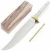 *Clip Point Bowie - Hidden Tang - DIY Blade Kit W/Black Limba Handle Block - (Brass Guard) 2 *Clip Point Bowie - Hidden Tang - DIY Blade Kit W/Black Limba Handle Block - (Brass Guard) -Knife Kits Sales Shop KKBL006 B 1 bklimba 1 1500