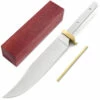 *Clip Point Bowie - Hidden Tang - DIY Blade Kit W/Bloodwood Handle Block - (Brass Guard) 2 *Clip Point Bowie - Hidden Tang - DIY Blade Kit W/Bloodwood Handle Block - (Brass Guard) -Knife Kits Sales Shop KKBL006 B 1 bloodwd 1 1500