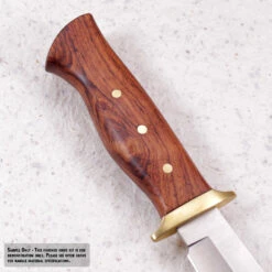 *HT Boot Bowie - Hidden Tang - DIY Blade Kit - (Blade, Brass Guard & Pinstock Only) -Knife Kits Sales Shop KKBL007 sample 2 1500