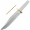 *HT Saddle Bowie - Hidden Tang - DIY Blade Kit - (Blade, Brass Guard & Pinstock Only) 2 *HT Saddle Bowie - Hidden Tang - DIY Blade Kit - (Blade, Brass Guard & Pinstock Only) -Knife Kits Sales Shop KKBL008 B 1P 1 1500 4