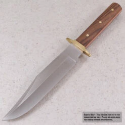 *HT Saddle Bowie - Hidden Tang - DIY Blade Kit - (Blade, Brass Guard & Pinstock Only) 16 *HT Saddle Bowie - Hidden Tang - DIY Blade Kit - (Blade, Brass Guard & Pinstock Only) -Knife Kits Sales Shop KKBL008 B sample 1 1500