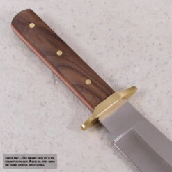 *HT Saddle Bowie - Hidden Tang - DIY Blade Kit - (Blade, Brass Guard & Pinstock Only) 17 *HT Saddle Bowie - Hidden Tang - DIY Blade Kit - (Blade, Brass Guard & Pinstock Only) -Knife Kits Sales Shop KKBL008 B sample 2 1500