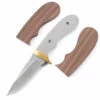 Utility Hunter Combo Knife Kit - DIY Blade Blank W/Brass Guard & Walnut Scales -Knife Kits Sales Shop KKBL016 B WALNUT K img1 1500