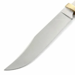 *Clip Point Hunter Knife Kit - Hidden Tang - Blade Blank W/Brass Guard -Knife Kits Sales Shop KKCPHUNT BG img2 1500