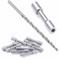 Corby Bolt Fasteners With Step Drill Combo Kit - (.187HD X .120SD X .9L) - Stainless Steel