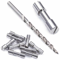 Corby Bolt Fasteners With Step Drill Combo Kit - (.250HD X .186SD X 1L) - Stainless Steel