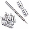 Corby Bolt Fasteners With Step Drill Combo Kit - (.312HD X .213SD X 1.25L) - Stainless Steel