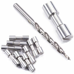 Corby Bolt Fasteners With Step Drill Combo Kit - (.312HD X .213SD X 1L) - Stainless Steel