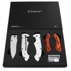 *FL001 - Frame Lock Folding Knife Kit - (w/Cocobolo Dymondwood Handles)