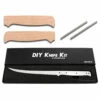 *Fisherman's Filet Combo Knife Kit - DIY Blade Blank W/Cherry Scales & Pinstock -Knife Kits Sales Shop KKFLT12 CHERRY K img1a 1500