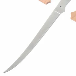 *Fisherman's Filet Combo Knife Kit - DIY Blade Blank W/Cherry Scales & Pinstock -Knife Kits Sales Shop KKFLT12 CHERRY K img2 1500