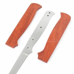 *Fisherman's Filet Combo Knife Kit - DIY Blade Blank W/Padauk Scales & Pinstock -Knife Kits Sales Shop KKFLT12 PADAUK K img3 1500