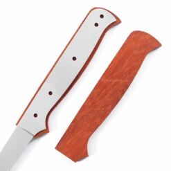 *Fisherman's Filet Combo Knife Kit - DIY Blade Blank W/Padauk Scales & Pinstock -Knife Kits Sales Shop KKFLT12 PADAUK K img4 1500