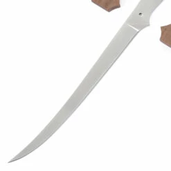 *Fisherman's Filet Combo Knife Kit - DIY Blade Blank W/Walnut Scales & Pinstock 11 *Fisherman's Filet Combo Knife Kit - DIY Blade Blank W/Walnut Scales & Pinstock -Knife Kits Sales Shop KKFLT12 WALNUT K img2 1500