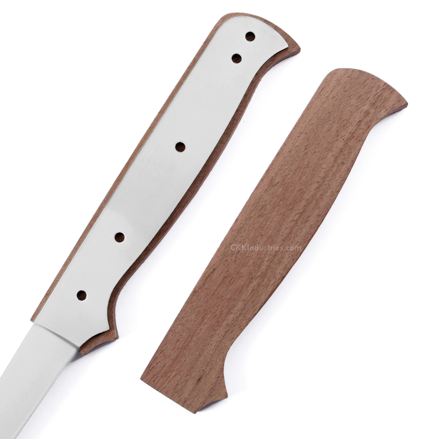 *Fisherman's Filet Combo Knife Kit - DIY Blade Blank W/Walnut Scales & Pinstock 7 *Fisherman's Filet Combo Knife Kit - DIY Blade Blank W/Walnut Scales & Pinstock - Image 5