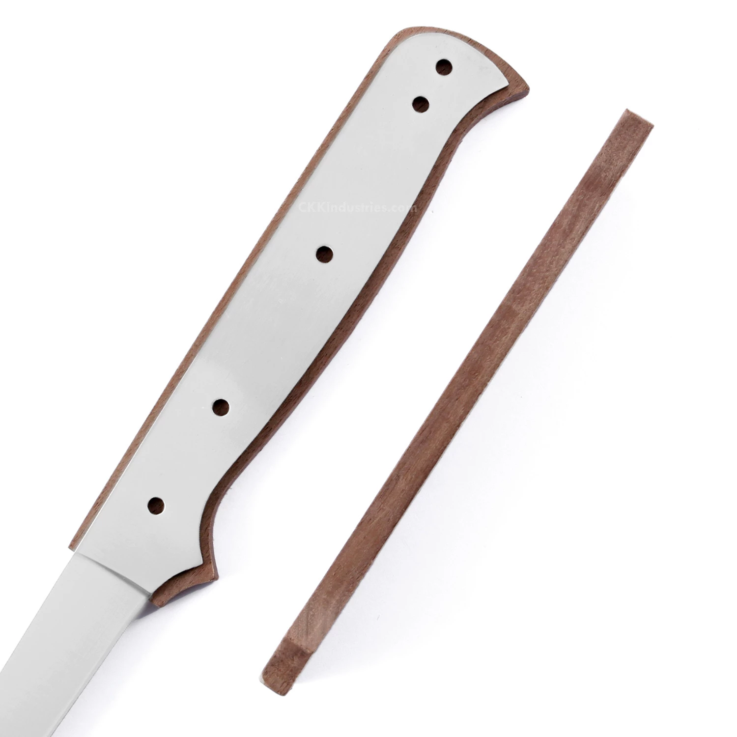 *Fisherman's Filet Combo Knife Kit - DIY Blade Blank W/Walnut Scales & Pinstock 8 *Fisherman's Filet Combo Knife Kit - DIY Blade Blank W/Walnut Scales & Pinstock - Image 6