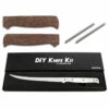 *Fisherman's Filet Combo Knife Kit - DIY Blade Blank W/Wenge Scales & Pinstock 1 *Fisherman's Filet Combo Knife Kit - DIY Blade Blank W/Wenge Scales & Pinstock -Knife Kits Sales Shop KKFLT12 WENGE K img1a 1500