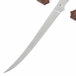 *Fisherman's Filet Combo Knife Kit - DIY Blade Blank W/Wenge Scales & Pinstock -Knife Kits Sales Shop KKFLT12 WENGE K img2 1500
