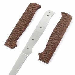 *Fisherman's Filet Combo Knife Kit - DIY Blade Blank W/Wenge Scales & Pinstock -Knife Kits Sales Shop KKFLT12 WENGE K img3 1500
