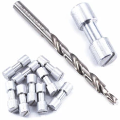 Corby Bolt Fasteners With Step Drill Combo Kit - (.312HD X .218SD X .960L) - Aluminum